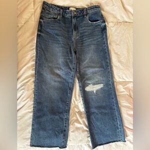 VGUC Oliver Logan 100% Cotton Jeans - 31, Raw Hem, Distressed